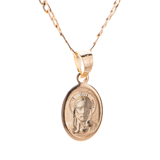 Medalla Sagrado Corazón de Jesús - Oro 14K Sólido