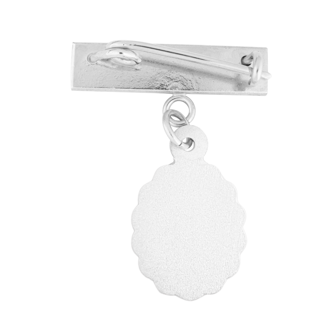 Plaquita Virgen de Guadalupe - Plata esterlina 925 - Modelo Verona