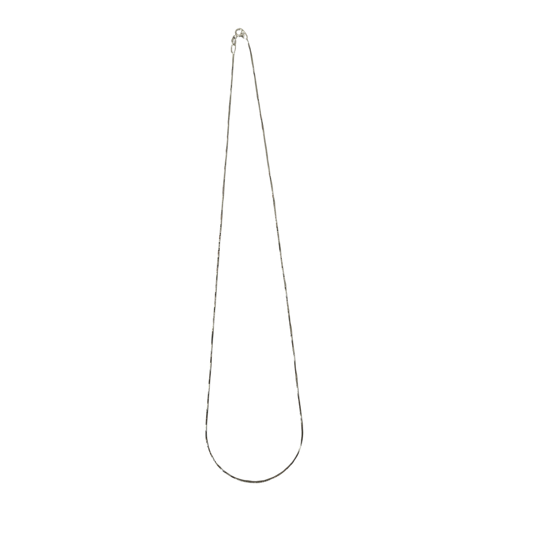 Cadena - Oro Blanco 10K Sólido