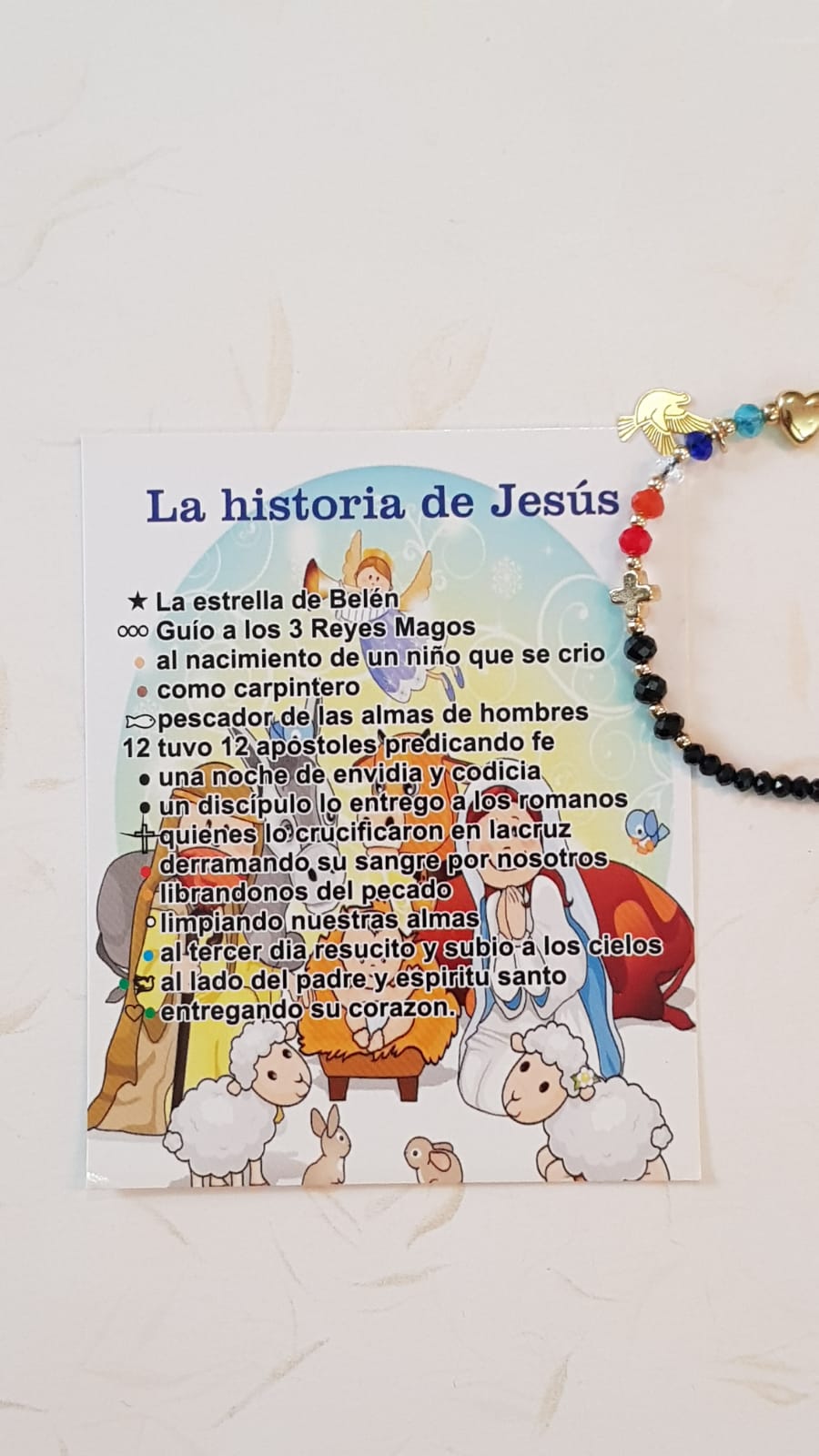 Pulsera "Historia de la vida de Jesús"